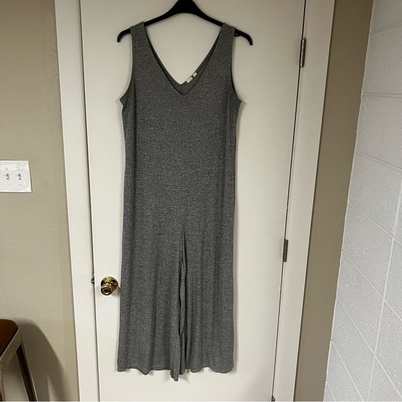 Gap soft spun wide leg gray jumpsuit - Picture 2 of 3